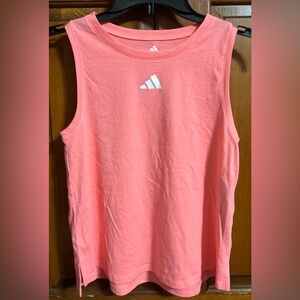 NWT ADIDAS Tank Top Girls Size L (14) NEW Bright Peach